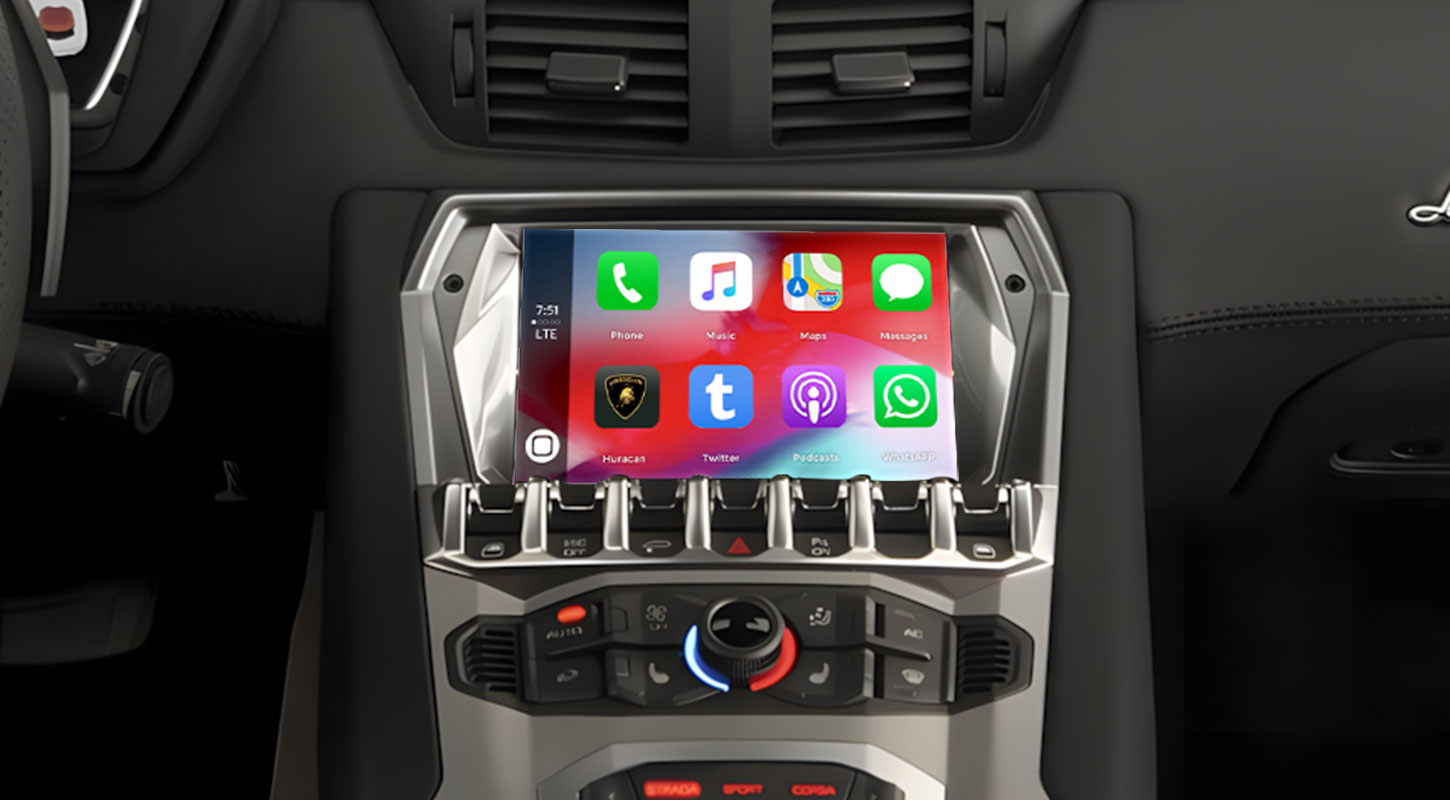 Wireless Carplay for Lamborghini Aventador